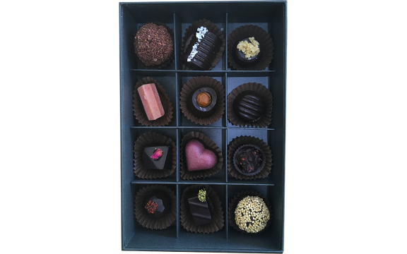 Pana Chocolate Raw Vegan 12 Piece Gift Box 